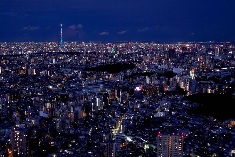 夜景の見える高台